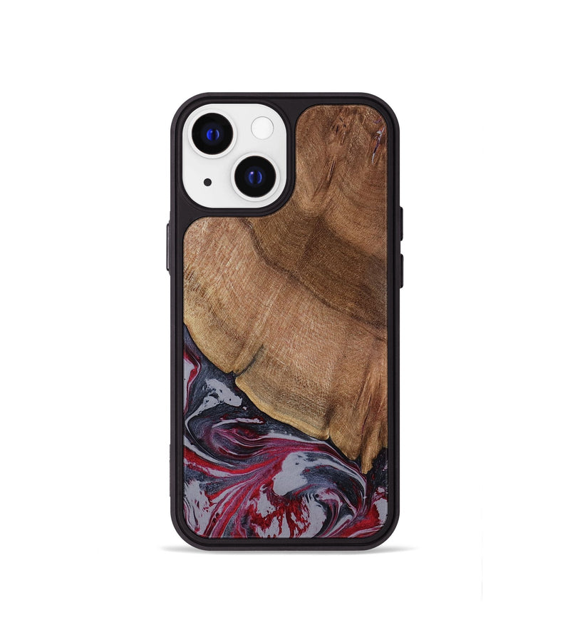 iPhone 13 mini Wood Phone Case - Bellamy (Red, 794074)