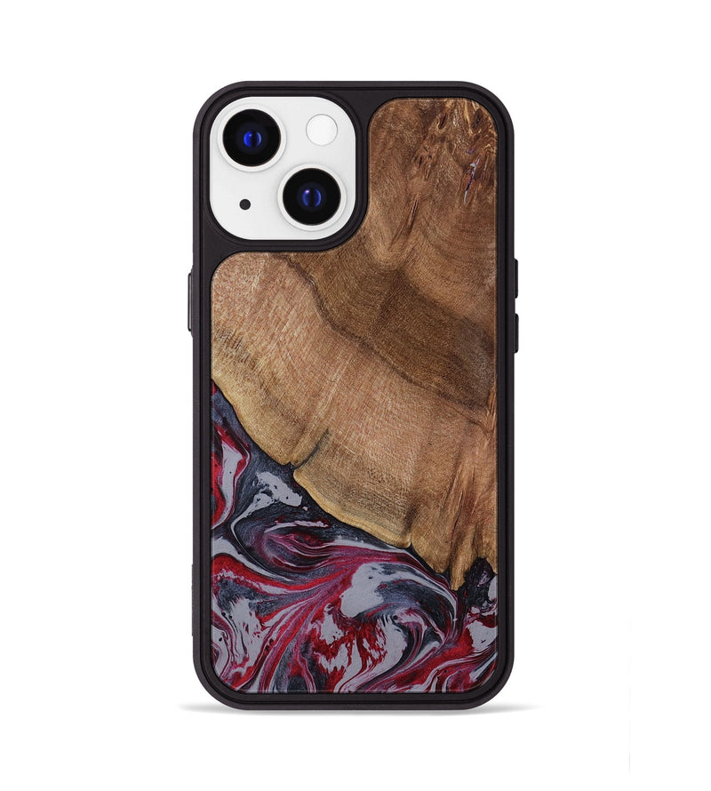 iPhone 13 Wood Phone Case - Bellamy (Red, 794074)