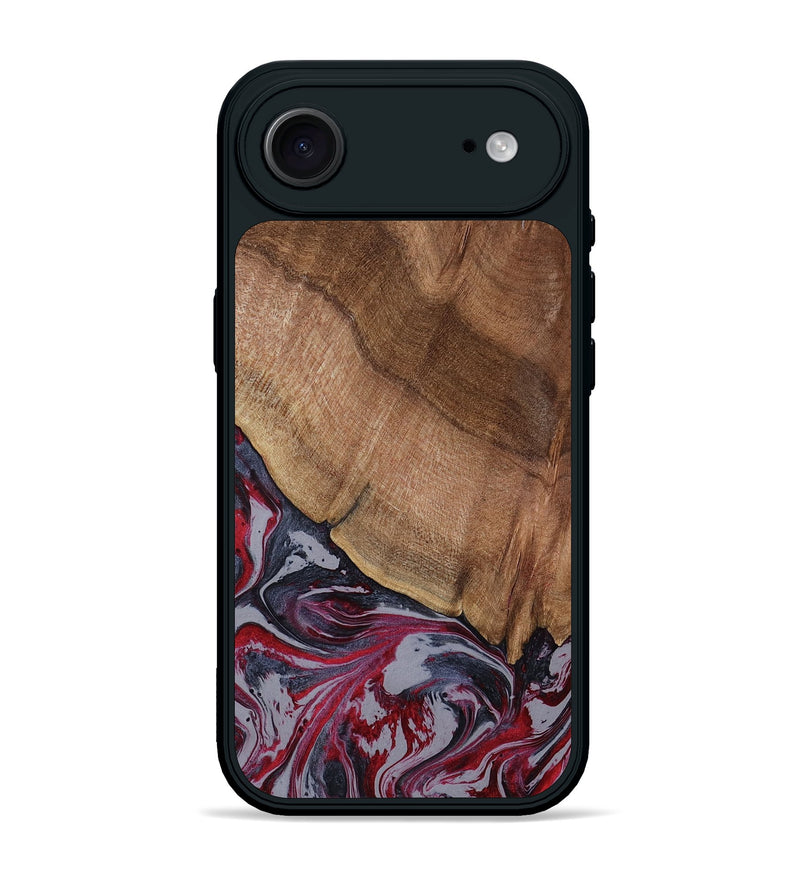iPhone 17 Air Wood Phone Case - Bellamy (Red, 794074)
