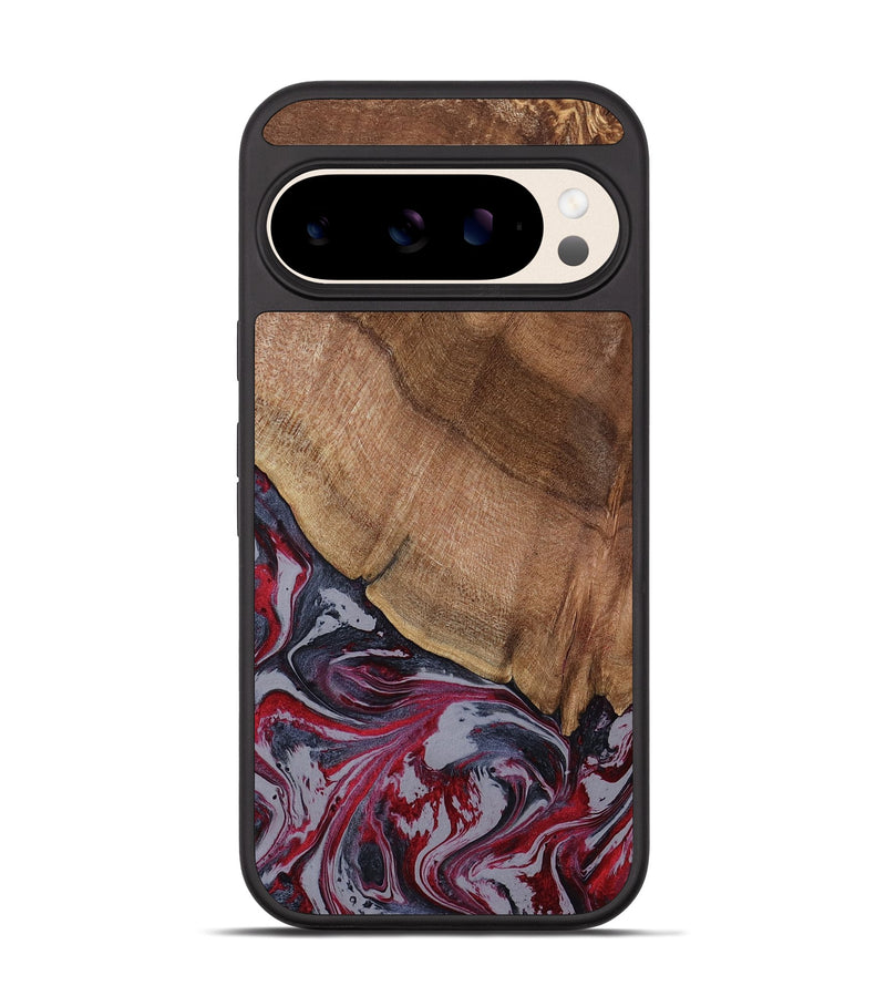 Pixel 10 Wood Phone Case - Bellamy (Red, 794074)