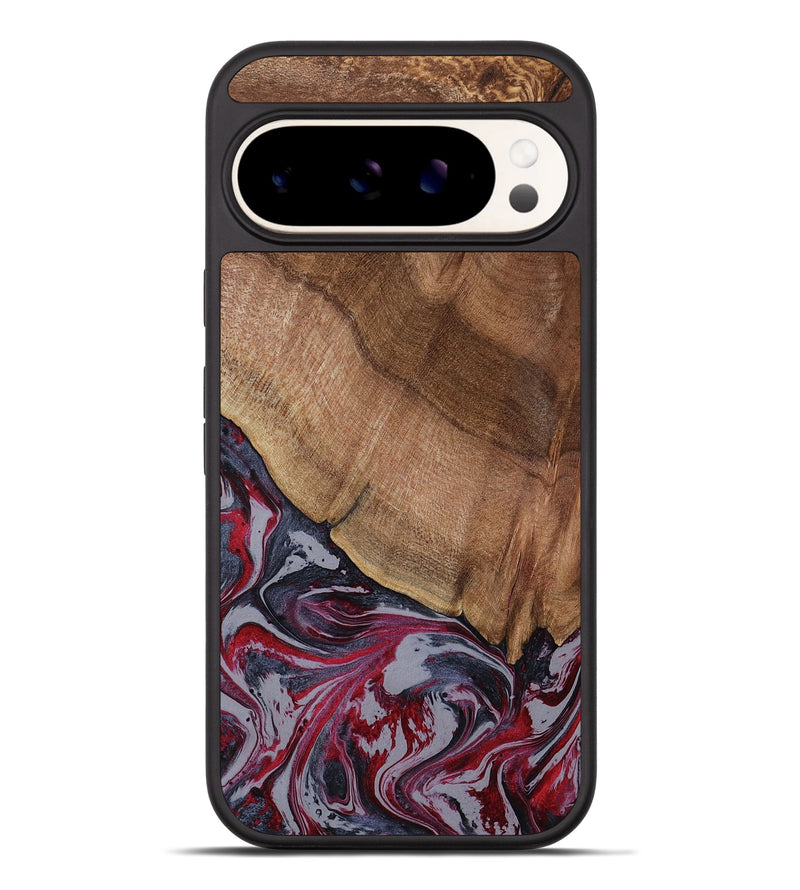 Pixel 9 Pro XL Wood Phone Case - Bellamy (Red, 794074)