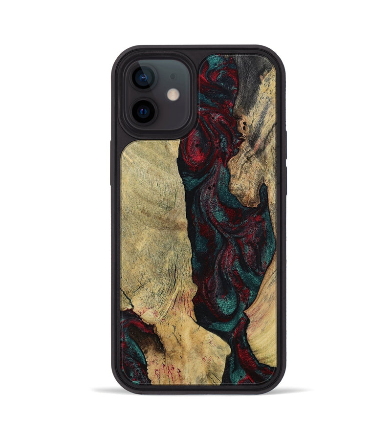 iPhone 12 Wood Phone Case - Jaydin (Red, 794075)