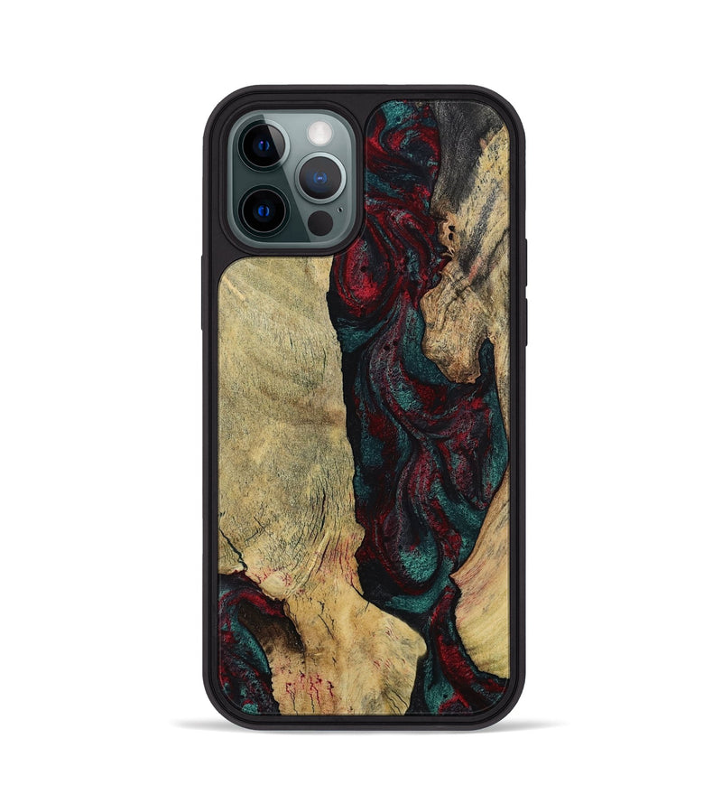 iPhone 12 Pro Wood Phone Case - Jaydin (Red, 794075)