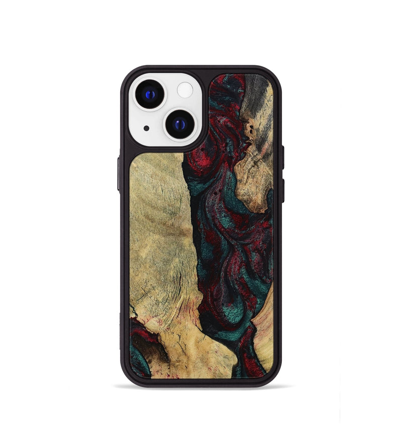 iPhone 13 mini Wood Phone Case - Jaydin (Red, 794075)
