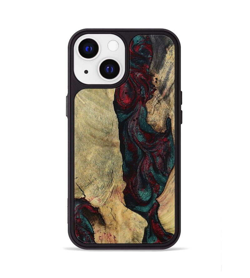 iPhone 13 Wood Phone Case - Jaydin (Red, 794075)