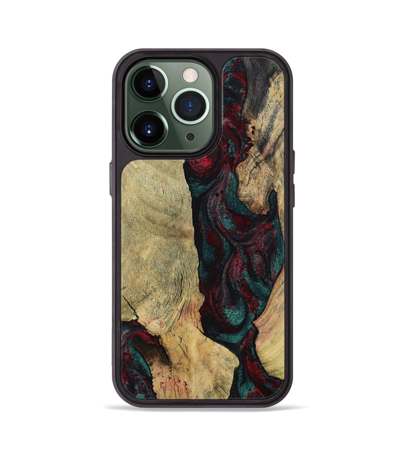iPhone 13 Pro Wood Phone Case - Jaydin (Red, 794075)