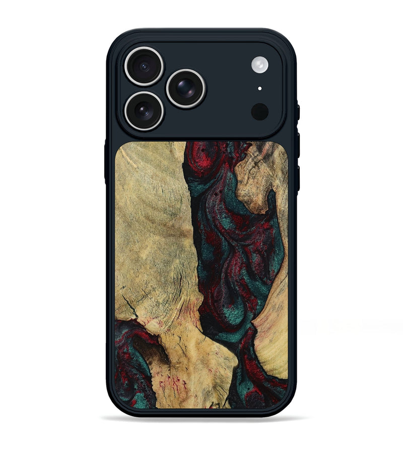 iPhone 17 Pro Max Wood Phone Case - Jaydin (Red, 794075)