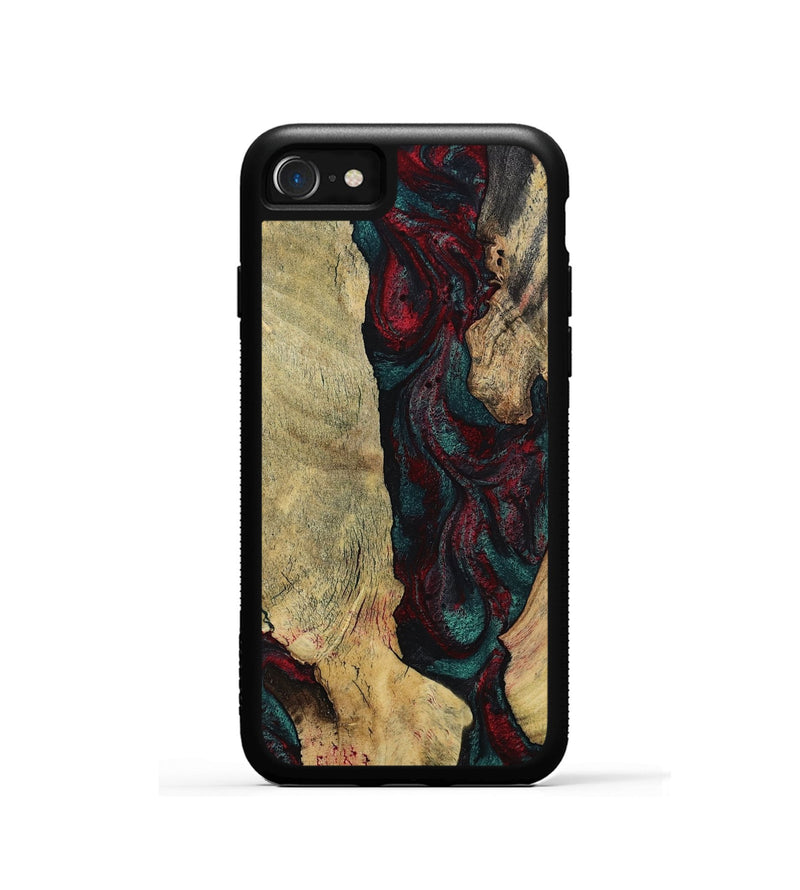 iPhone SE Wood Phone Case - Jaydin (Red, 794075)
