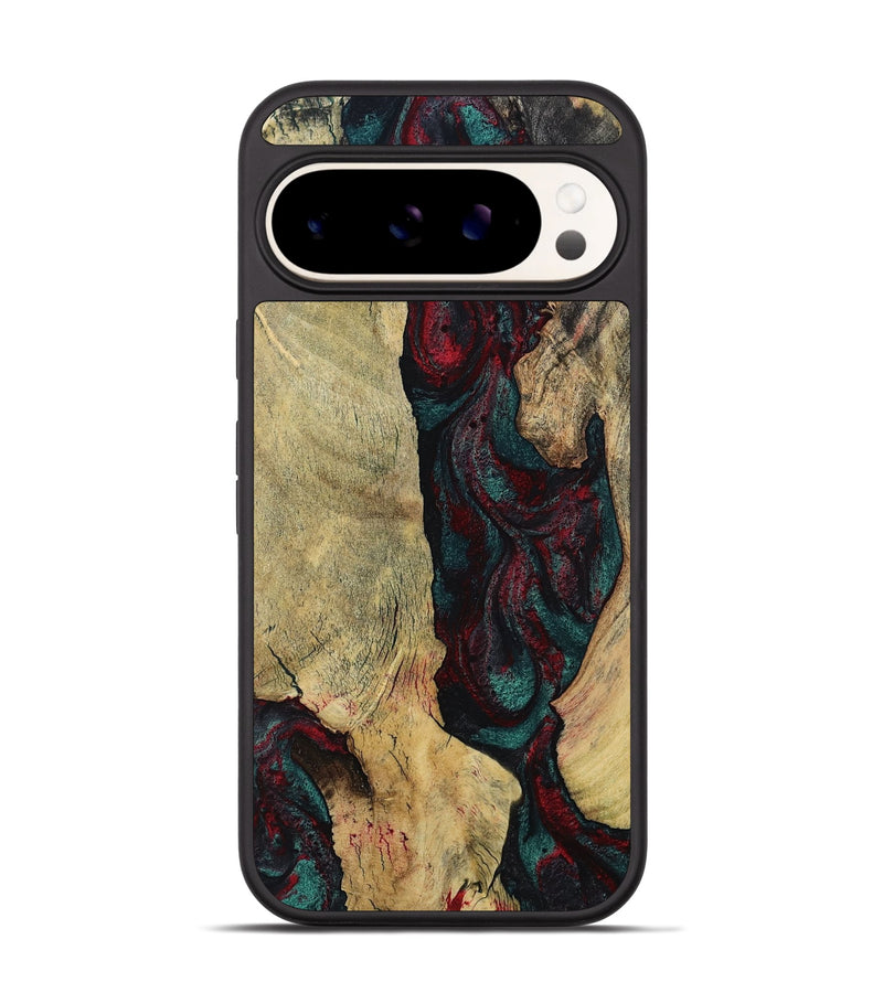 Pixel 9 Pro Wood Phone Case - Jaydin (Red, 794075)