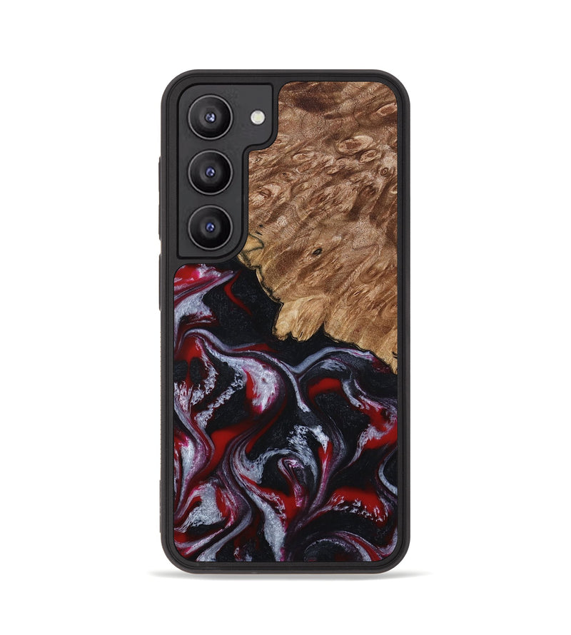 Galaxy S23 Wood Phone Case - Kanisha (Red, 794077)