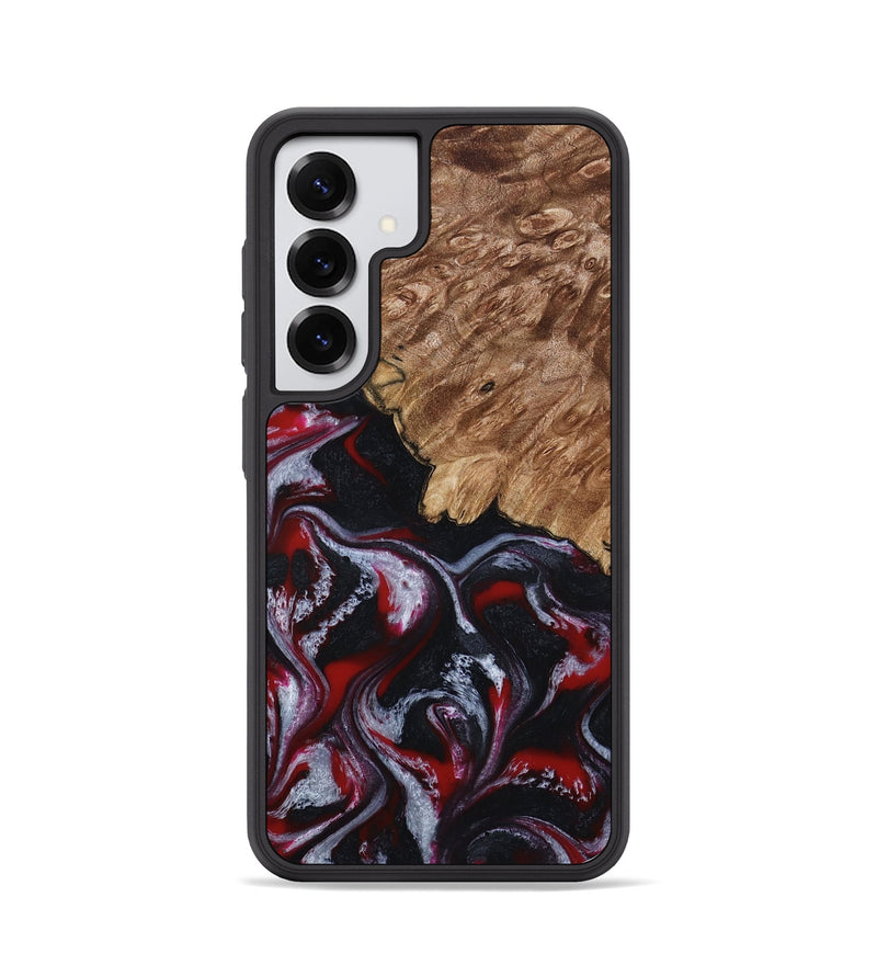 Galaxy S25 Wood Phone Case - Kanisha (Red, 794077)
