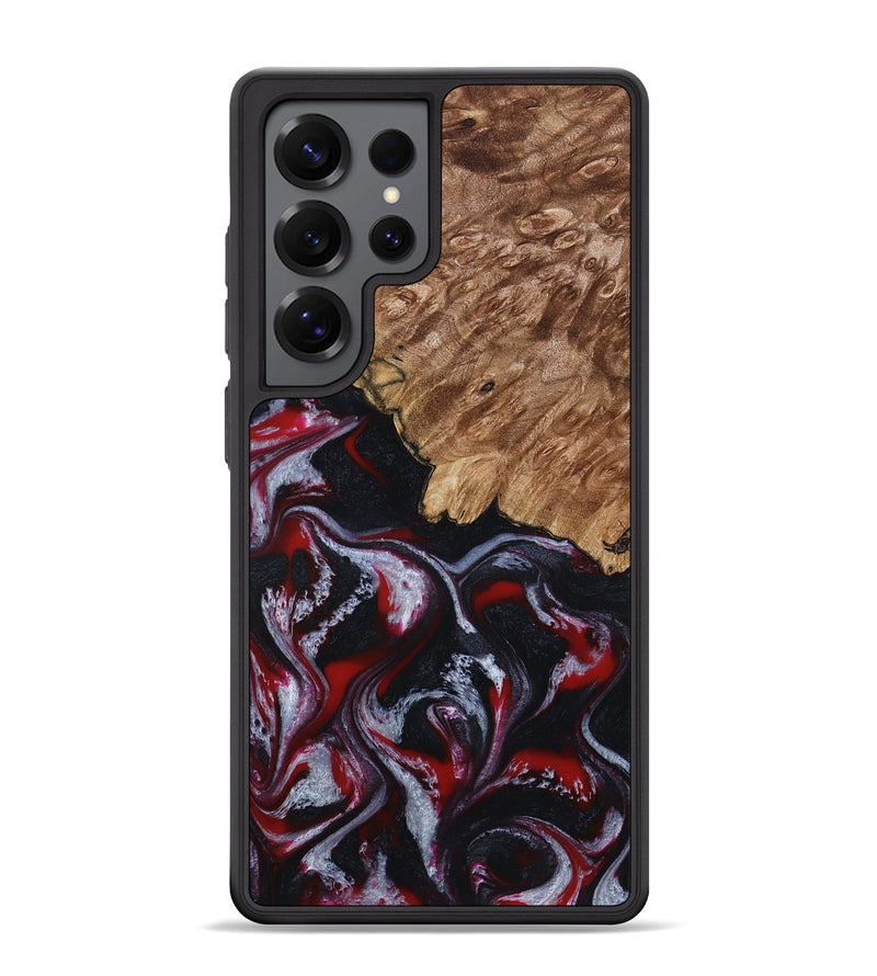 Galaxy S25 Ultra Wood Phone Case - Kanisha (Red, 794077)