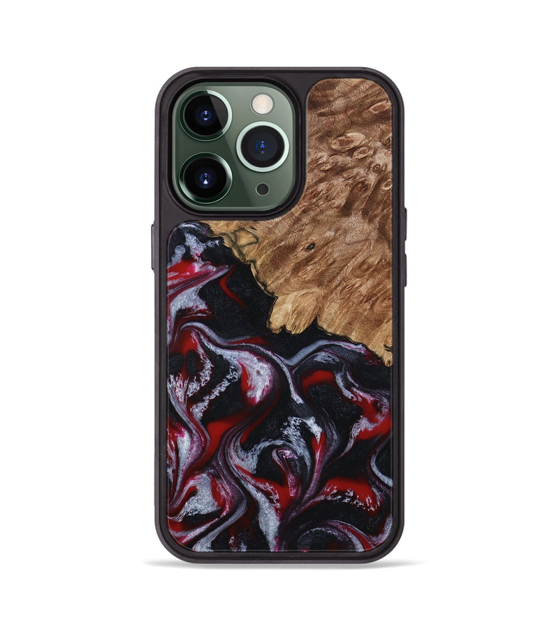 iPhone 13 Pro Wood Phone Case - Kanisha (Red, 794077)
