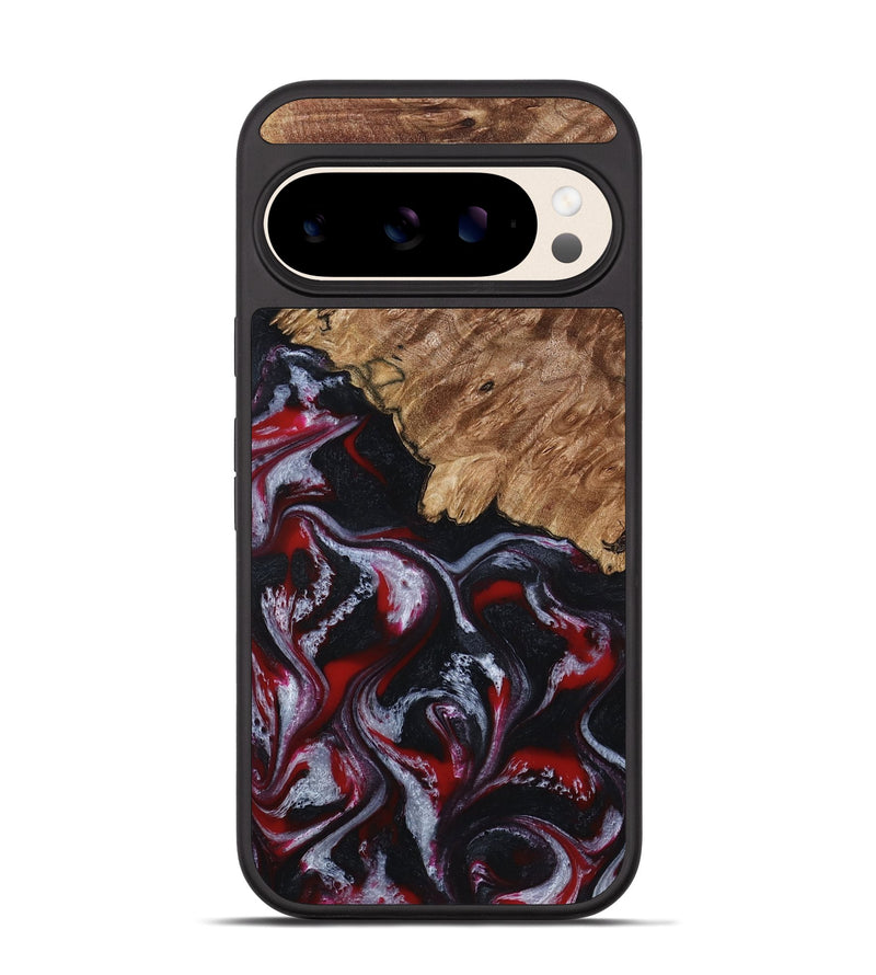 Pixel 10 Wood Phone Case - Kanisha (Red, 794077)