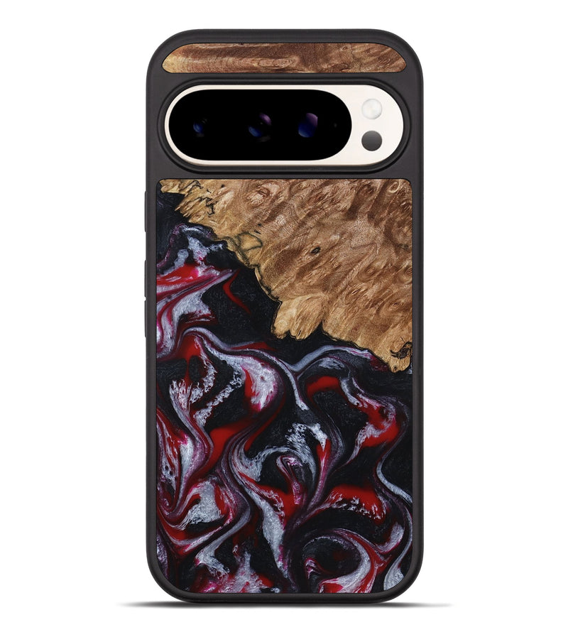 Pixel 10 Pro XL Wood Phone Case - Kanisha (Red, 794077)