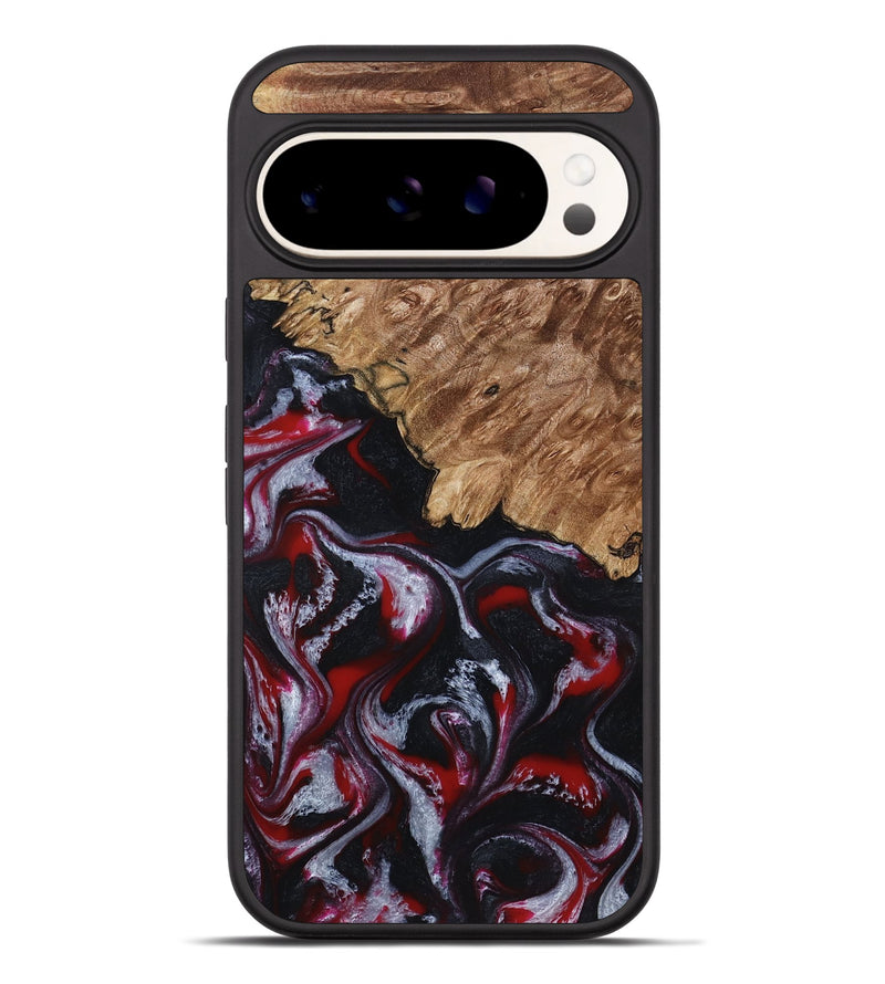 Pixel 9 Pro XL Wood Phone Case - Kanisha (Red, 794077)