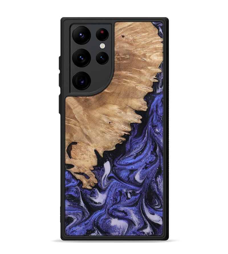 Galaxy S22 Ultra Wood Phone Case - Tamra (Purple, 794096)