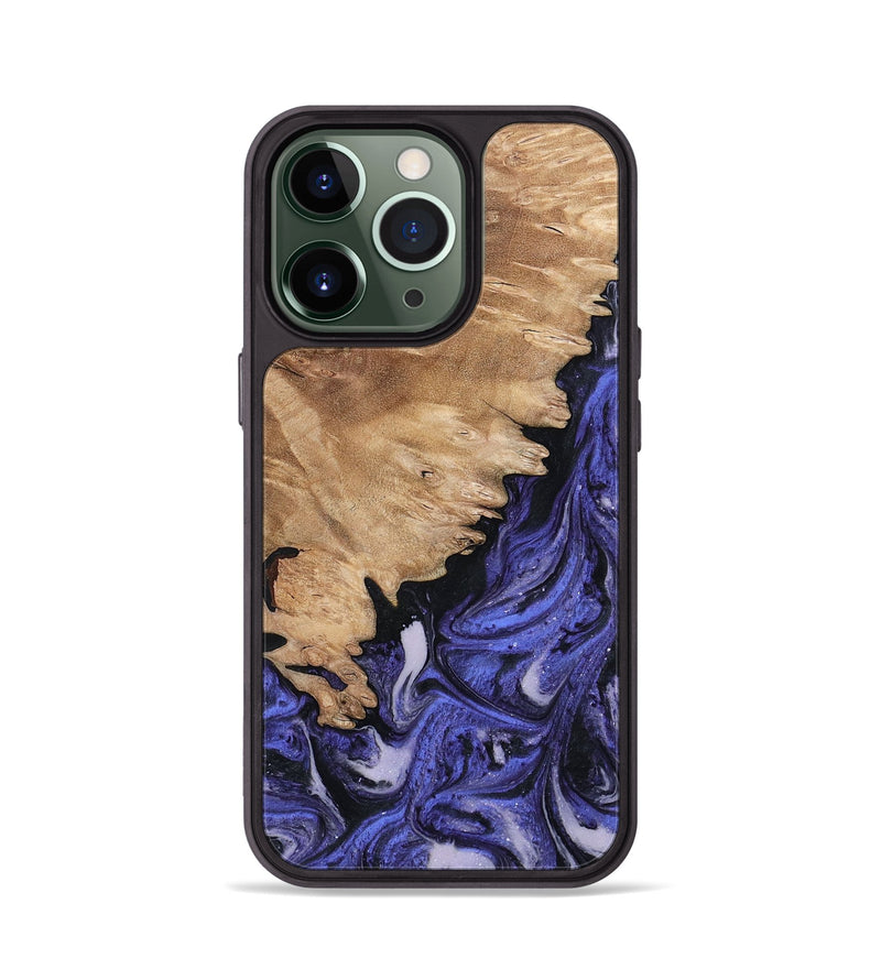iPhone 13 Pro Wood Phone Case - Tamra (Purple, 794096)