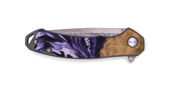 EDC Wood Pocket Knife - Isom (Purple, 794101)