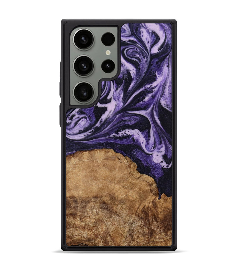 Galaxy S24 Ultra Wood Phone Case - Isom (Purple, 794101)