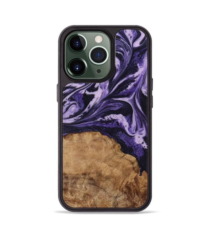 iPhone 13 Pro Wood Phone Case - Isom (Purple, 794101)