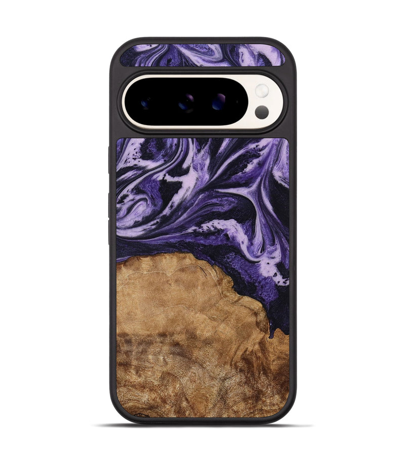Pixel 9 Pro Wood Phone Case - Isom (Purple, 794101)