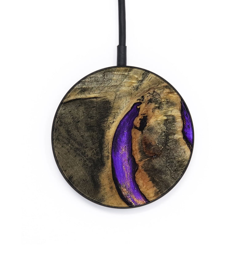 Circle Wood Wireless Charger - Callan (Purple, 794102)