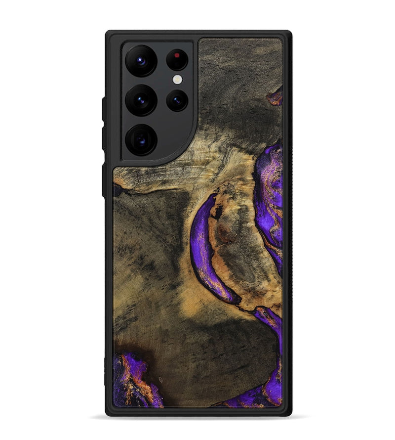 Galaxy S22 Ultra Wood Phone Case - Callan (Purple, 794102)