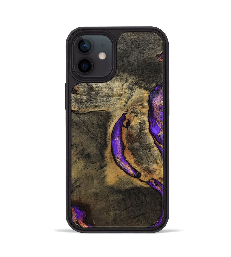 iPhone 12 Wood Phone Case - Callan (Purple, 794102)