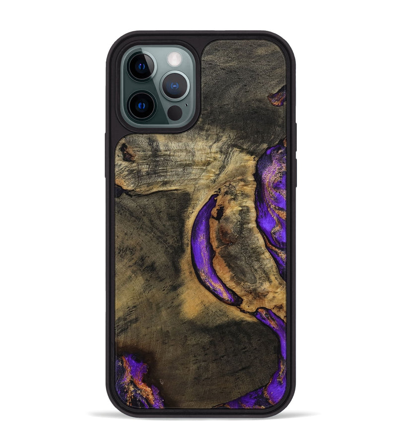 iPhone 12 Pro Max Wood Phone Case - Callan (Purple, 794102)