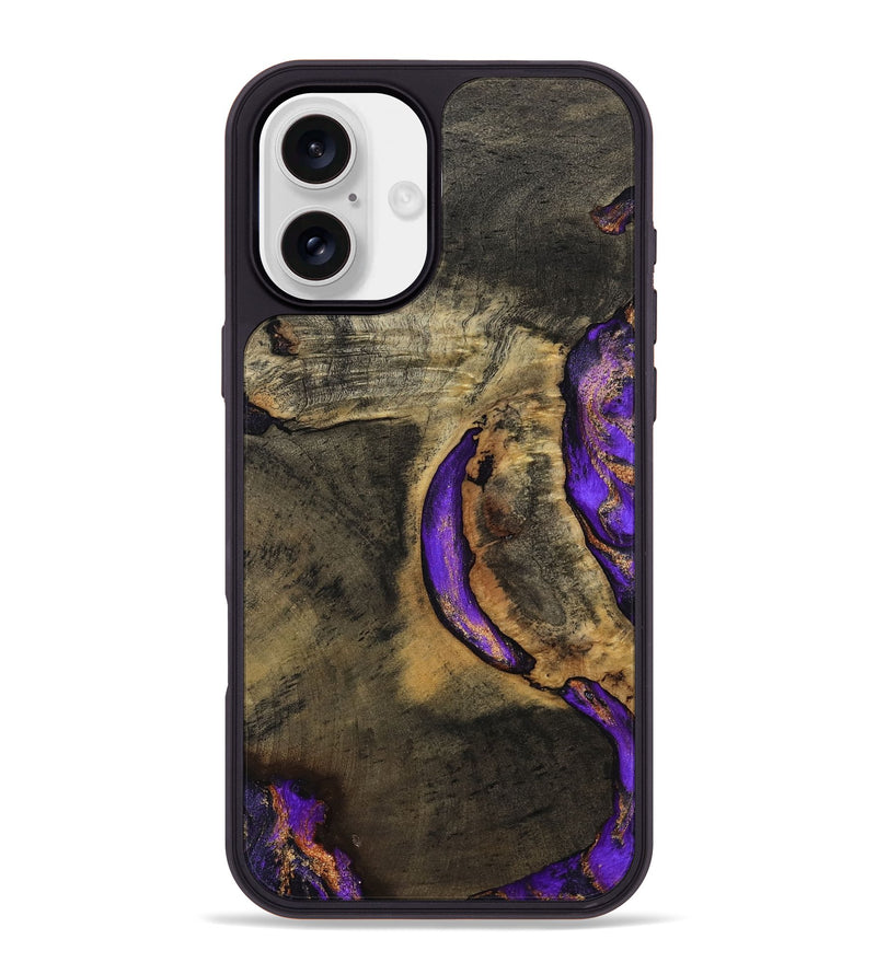 iPhone 16 Plus Wood Phone Case - Callan (Purple, 794102)