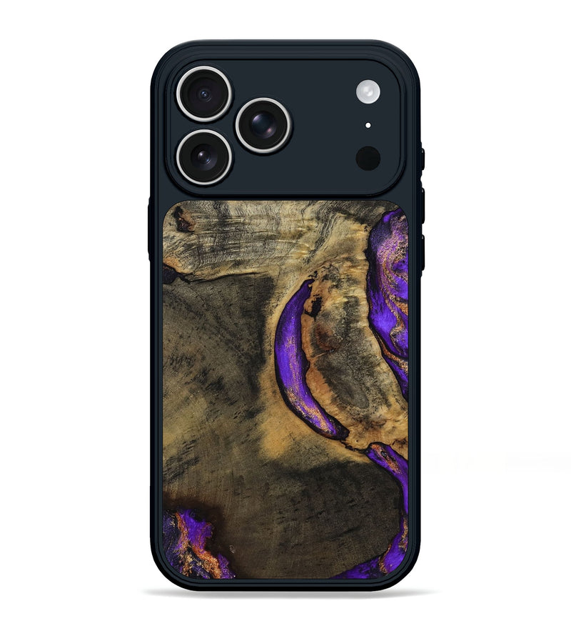 iPhone 17 Pro Max Wood Phone Case - Callan (Purple, 794102)