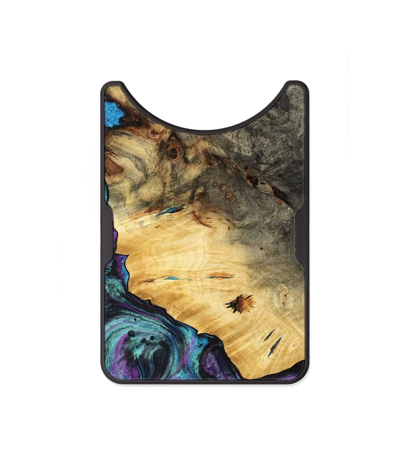 Alloy Wood Wallet - Arch (Purple, 794129)