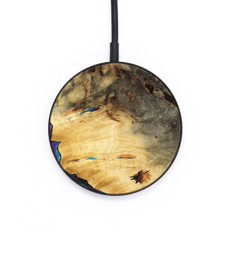 Circle Wood Wireless Charger - Arch (Purple, 794129)