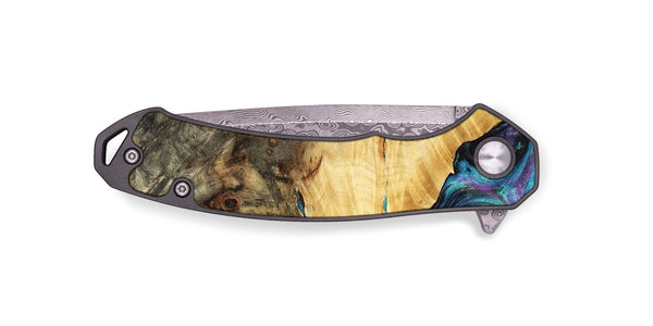 EDC Wood Pocket Knife - Arch (Purple, 794129)