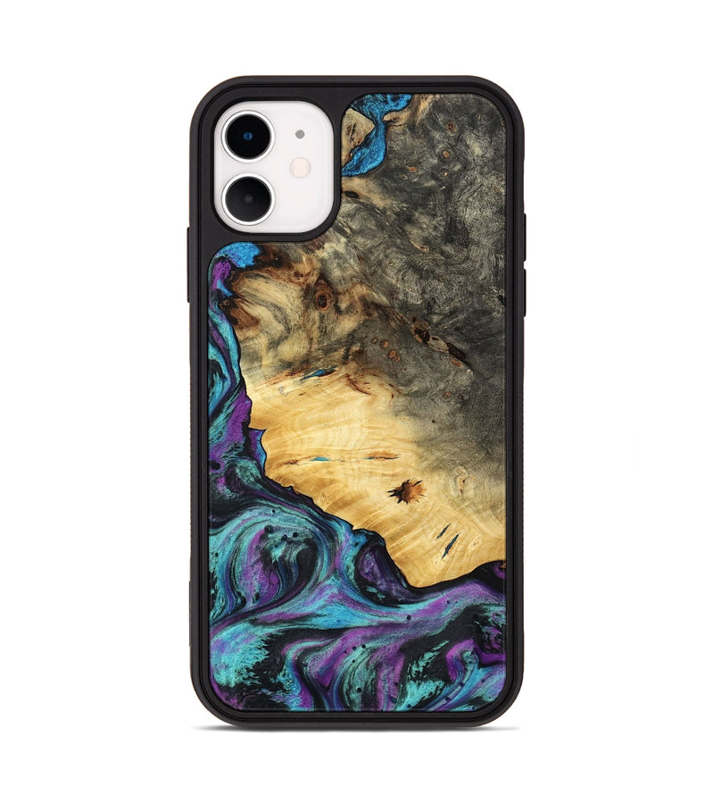 iPhone 11 Wood Phone Case - Arch (Purple, 794129)