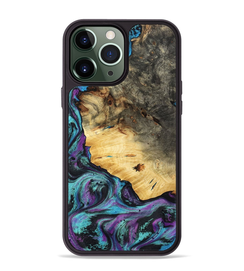 iPhone 13 Pro Max Wood Phone Case - Arch (Purple, 794129)