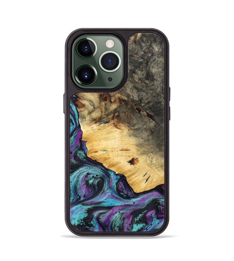 iPhone 13 Pro Wood Phone Case - Arch (Purple, 794129)