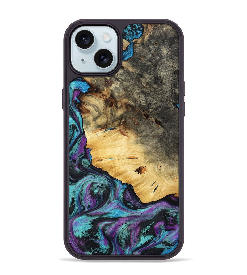 iPhone 15 Plus Wood Phone Case - Arch (Purple, 794129)