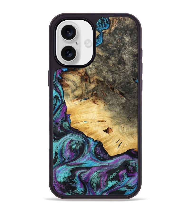 iPhone 16 Plus Wood Phone Case - Arch (Purple, 794129)