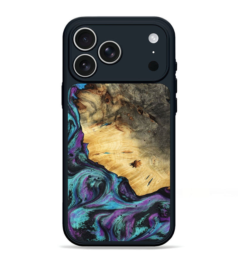 iPhone 17 Pro Max Wood Phone Case - Arch (Purple, 794129)