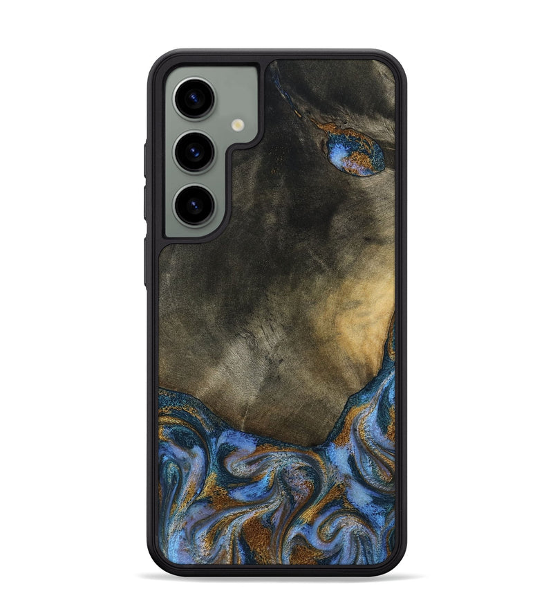 Galaxy S24 Plus Wood Phone Case - Stephen (Teal & Gold, 794138)