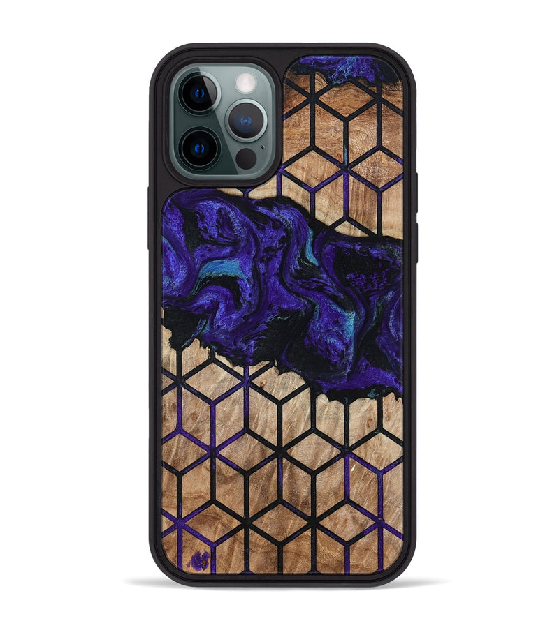 iPhone 12 Pro Max Wood Phone Case - Dequan (Pattern, 794146)