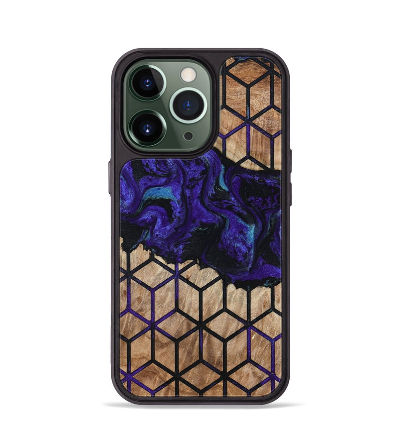 iPhone 13 Pro Wood Phone Case - Dequan (Pattern, 794146)