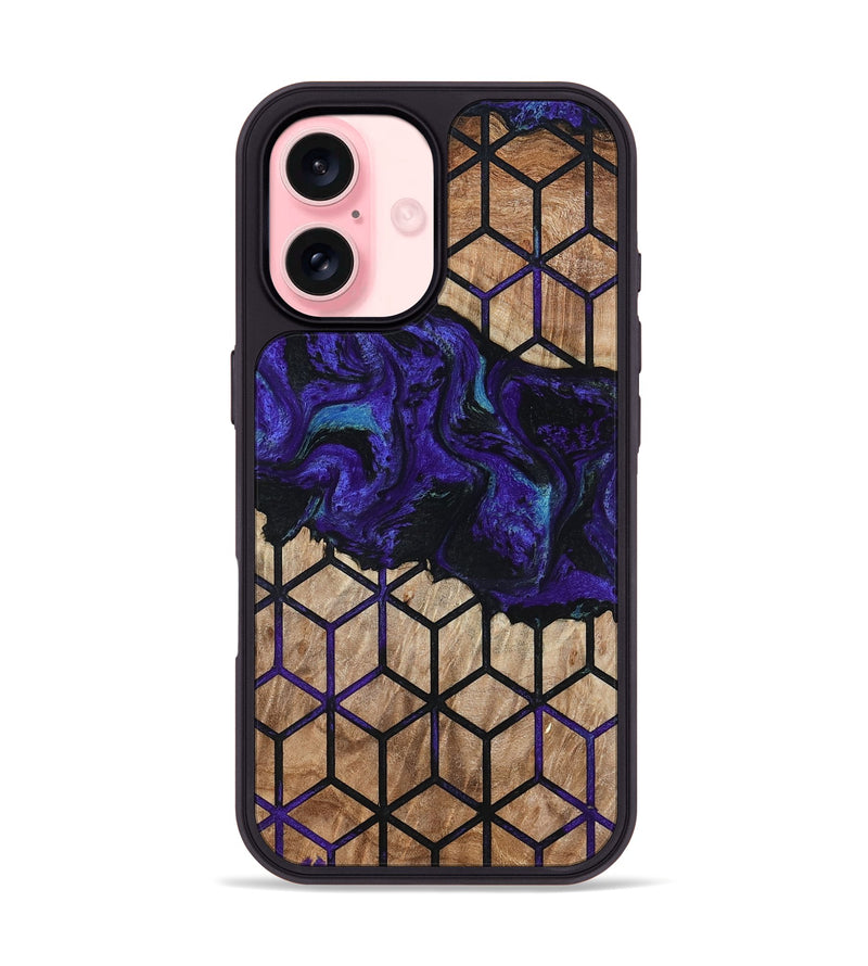 iPhone 16 Wood Phone Case - Dequan (Pattern, 794146)