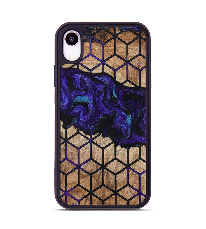 iPhone Xr Wood Phone Case - Dequan (Pattern, 794146)