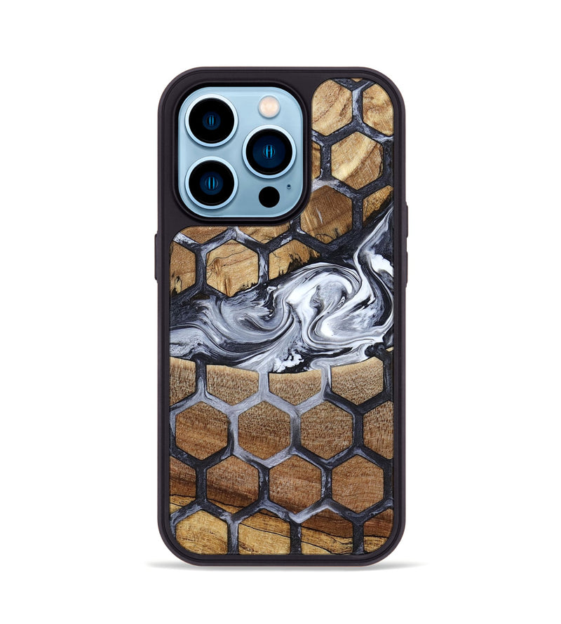 iPhone 14 Pro Wood Phone Case - Diane (Pattern, 794178)