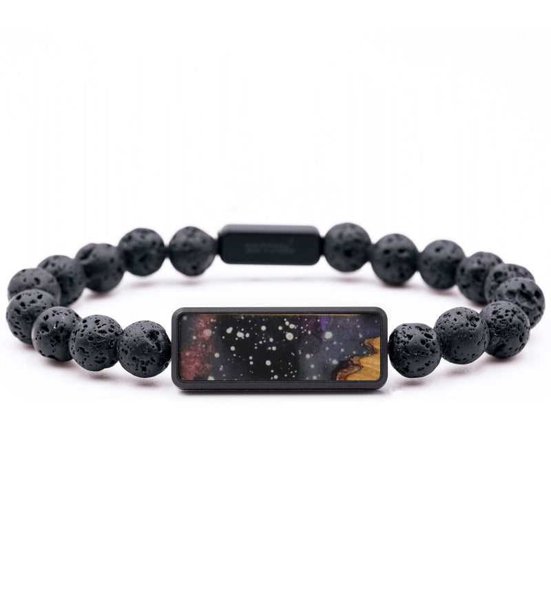 Lava Bead Wood Bracelet - Maggie (Cosmos, 794214)