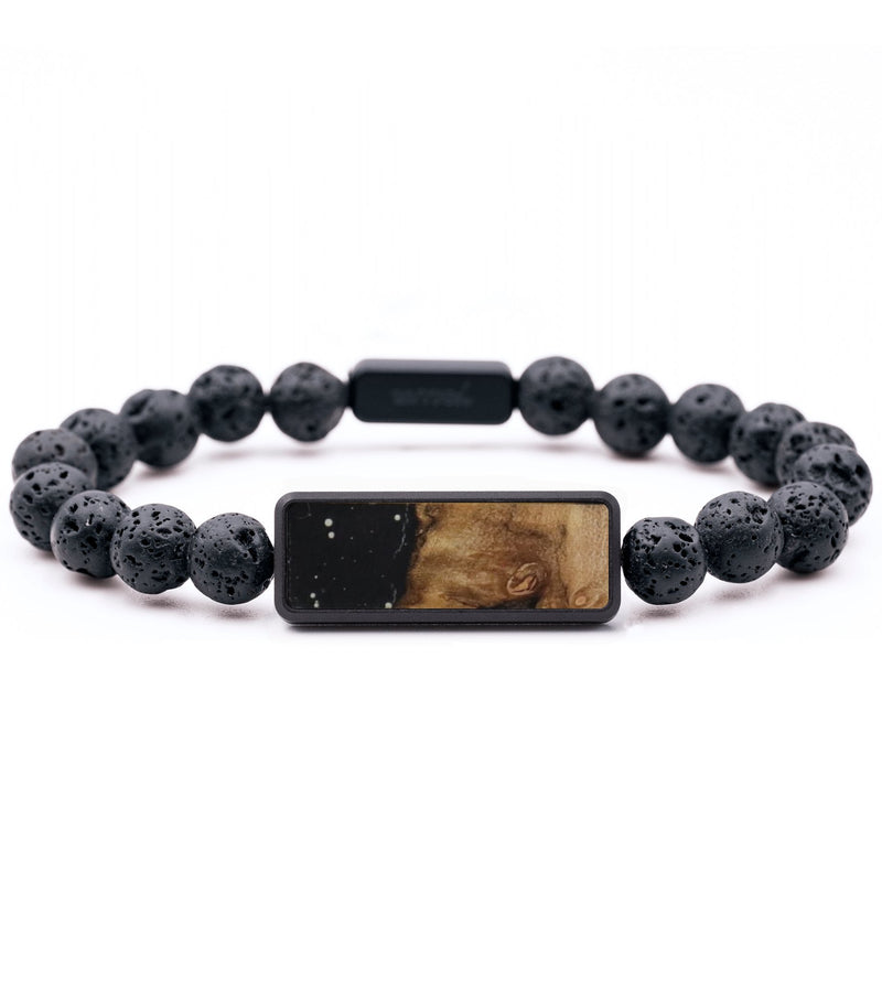 Lava Bead Wood Bracelet - Dante (Cosmos, 794223)