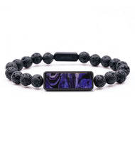 Lava Bead ResinArt Bracelet - Nataly (Purple, 794292)